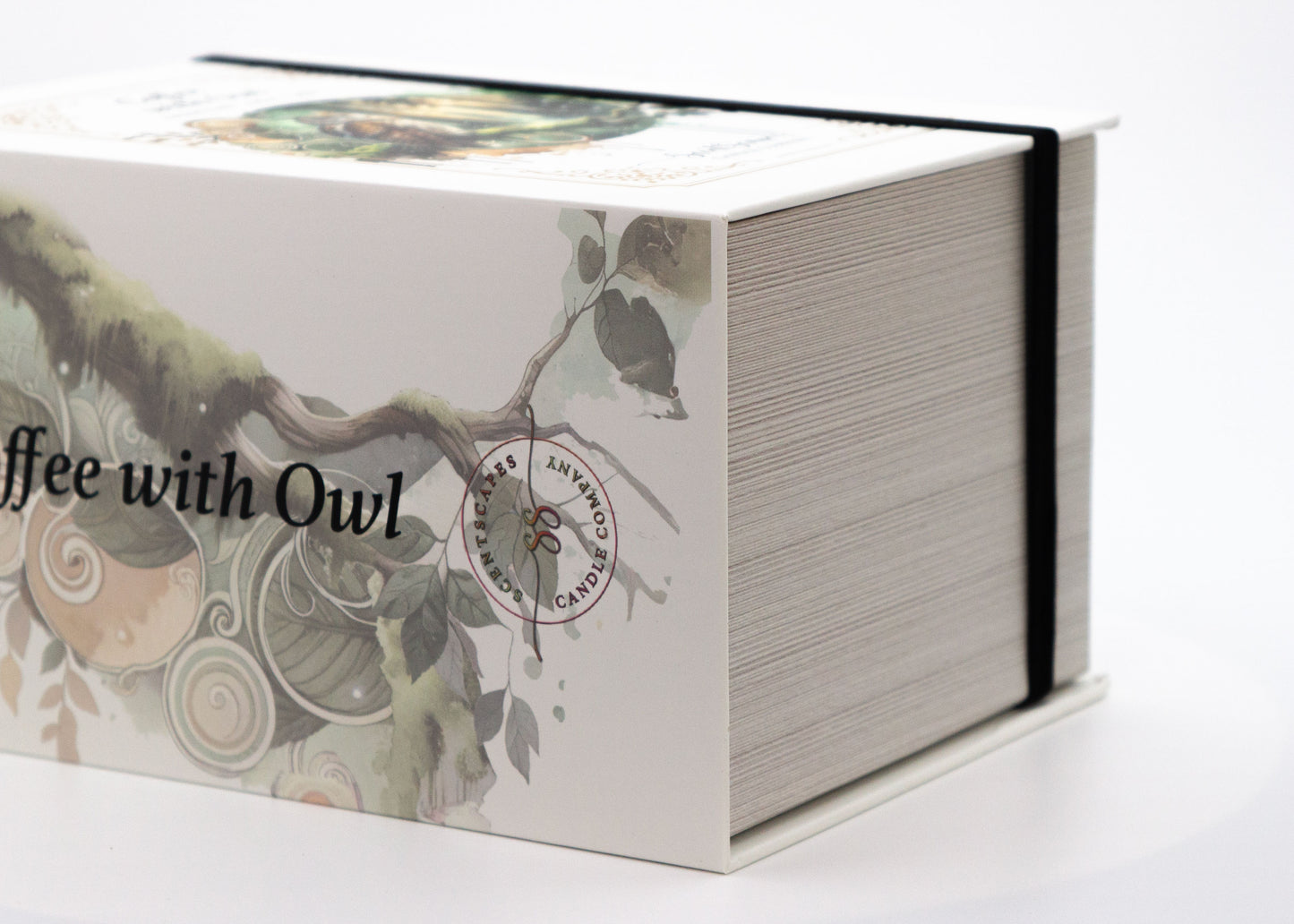 candle storybook box detail