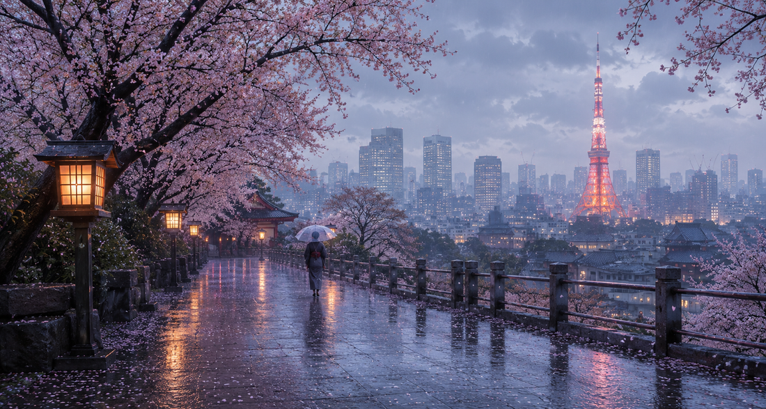CHERRY BLOSSOM RAIN – TOKYO, JAPAN